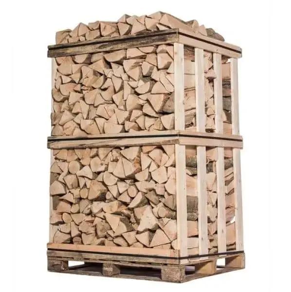 Bois de chauffage sec 15 stères chêne et hêtre – livraison sur palettes perdues - ENERGIE BOIS SERVICE